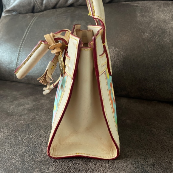 Dooney & Bourke Multicolor Mini Canvas and Leather Bag - Picture 6 of 9